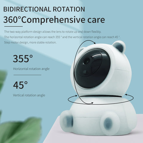 Baby Monitor 360 ° WiFi Wireless Camera Home Video Surveillance