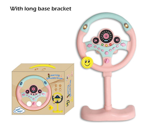 Kids Early Educational Stroller Steering Wheel Toys