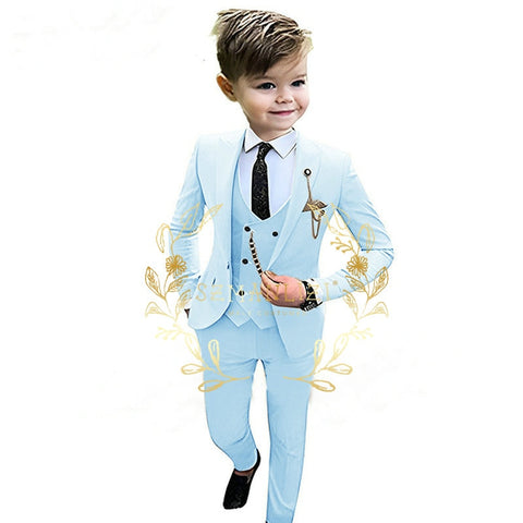 Traje formal beige para niño