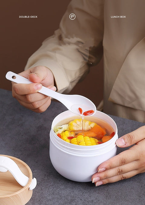 Wooden Bento Microwave Lunch Box