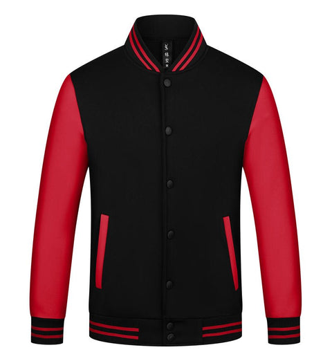 Casual Coats Round Neck Baseball Uniform