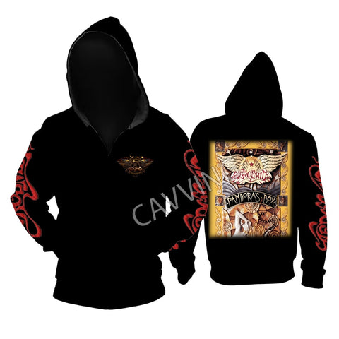 Metal Rock Zipper Hoodies