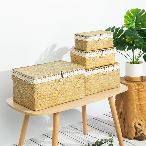 Natural Handwoven Storage Baskets