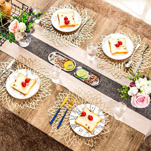 Almohadillas de mesa para decoración del hogar para fiestas de bodas