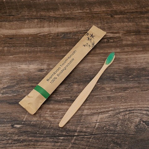 Cepillo de dientes de bambú ecológico
