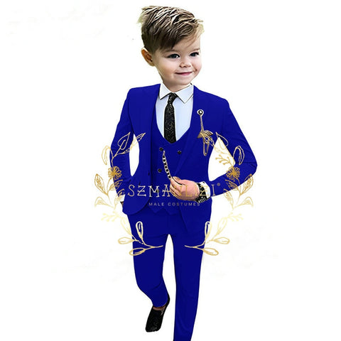 Traje formal beige para niño