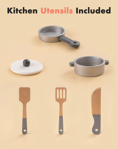 Wooden Kitchen Toys for Toddlers