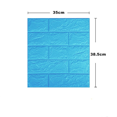 Self-Adhesive 3D Foam Brick Wallpaper