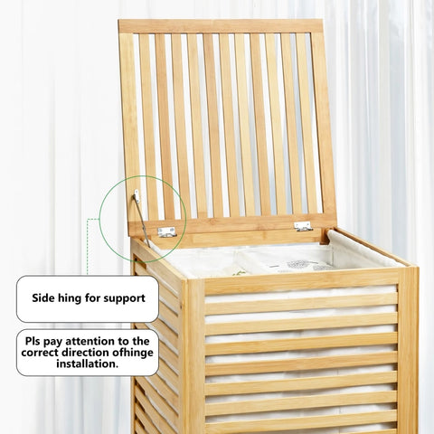 Natural Bamboo Laundry Hamper