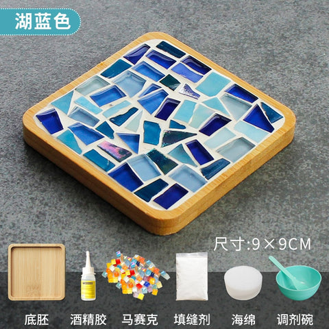 Tapete de copa de mosaico hecho a mano DIY