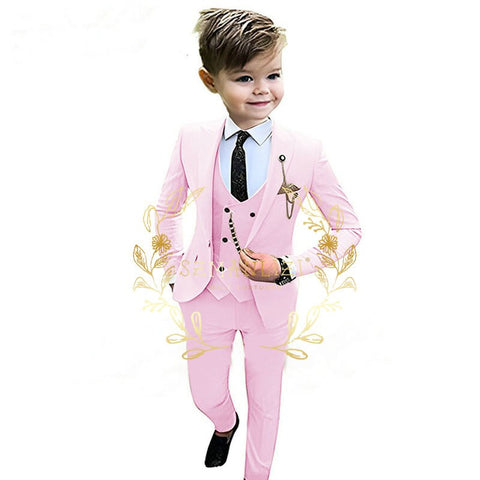 Traje formal beige para niño