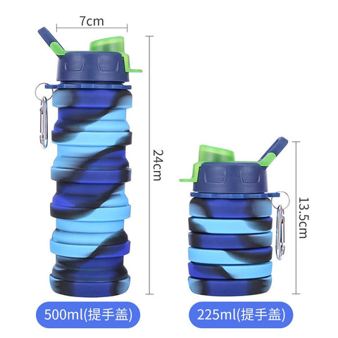 Portable Retractable Silicone Bottle