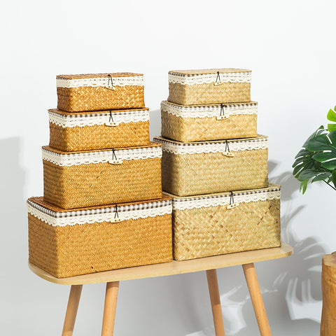 Natural Handwoven Storage Baskets