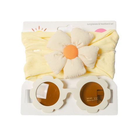 Baby Headband Sunglasses Set for Girls