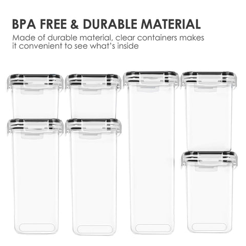 7Pcs BPA-Free Canister Pantry Organization Set