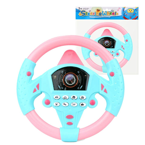 Kids Early Educational Stroller Steering Wheel Toys