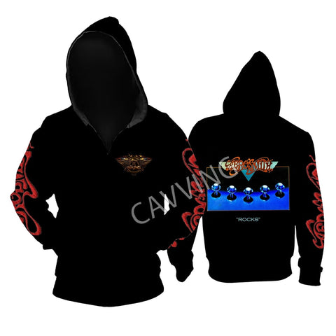 Metal Rock Zipper Hoodies