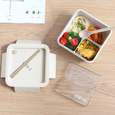 Wheat straw lunch box for kids