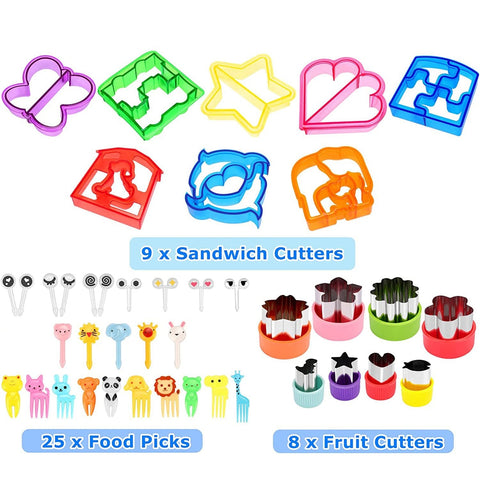 Fruit Vegetable Cutter Shapes Set