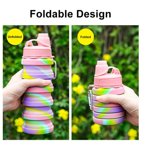 Portable Retractable Silicone Bottle