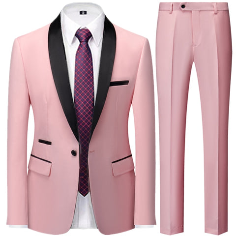 Luxury Men's Full 3 Pieces Formal Suit