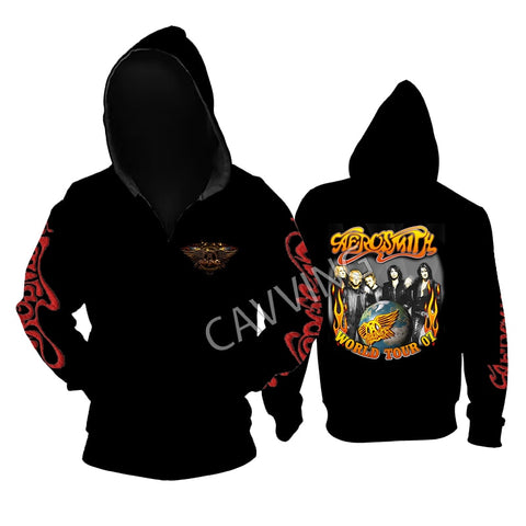 Metal Rock Zipper Hoodies