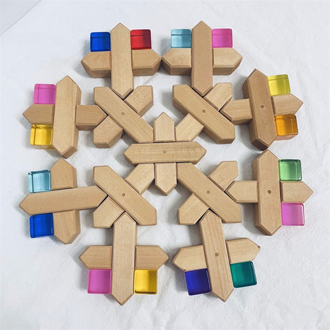 X Blocks Set Juguetes de juego abiertos para bebés