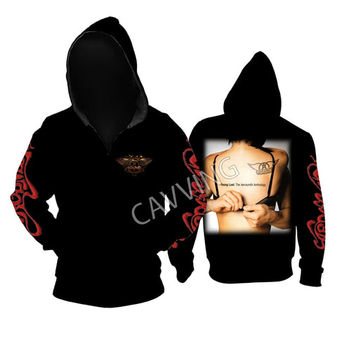 Metal Rock Zipper Hoodies