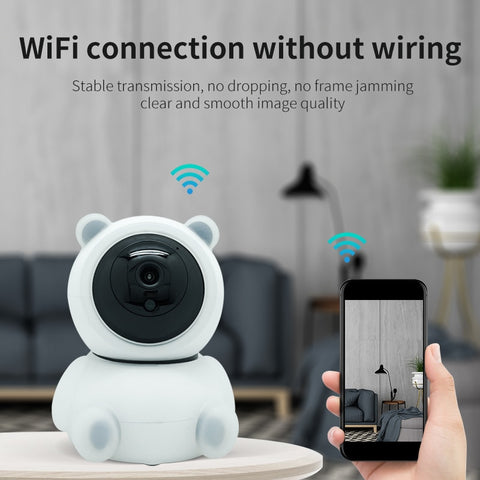 Baby Monitor 360 ° WiFi Wireless Camera Home Video Surveillance