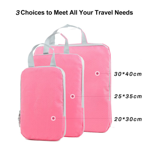 Compression Packing Cubes for Carry on Luggage