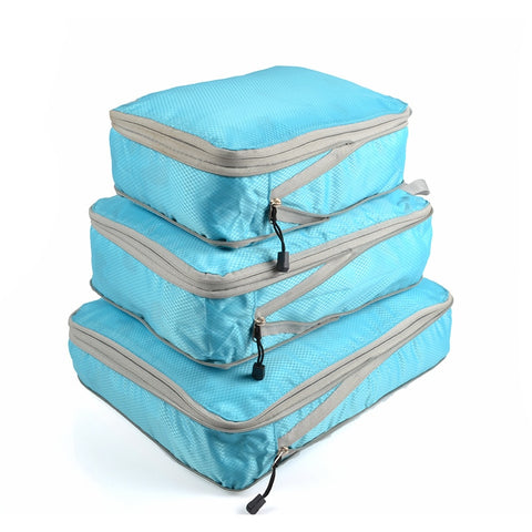 Travel Luggage Organizer Compression Packing Cubes