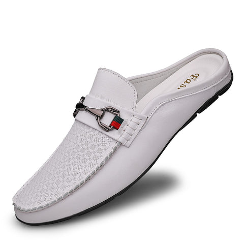 Men's Cowhide Genuine Leather Slipper