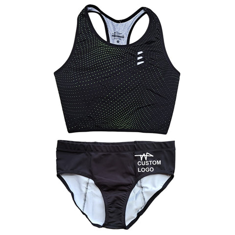 Women Track & Field Fast Running Tank Tops Suit