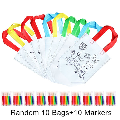 Toy Storage Eco Non-Woven Fabric Shopping Bags