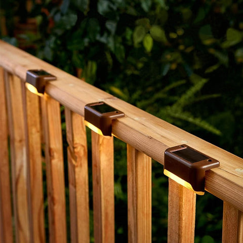 Luz LED solar impermeable para escaleras al aire libre