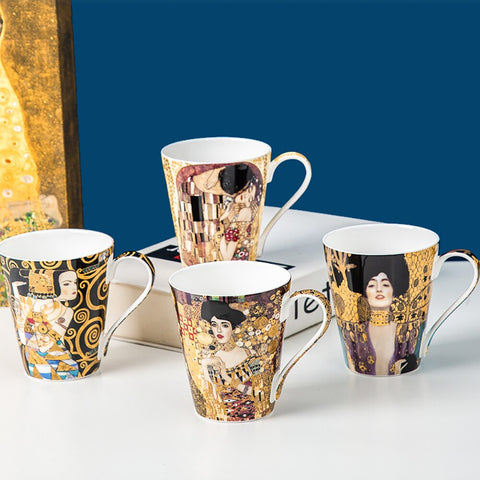 Famous Gustav Klimt Painting Mugs