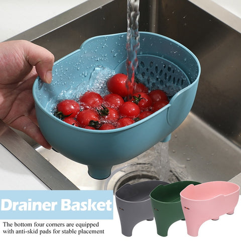 Multi-purpose Kitchen Storage Drain Basket