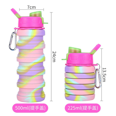 Portable Retractable Silicone Bottle