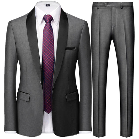 Luxury Men's Full 3 Pieces Formal Suit