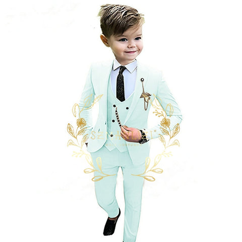 Traje formal beige para niño