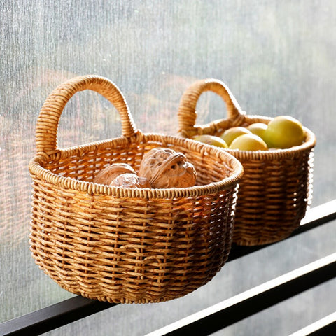 Woven Hanging Basket For Living Room
