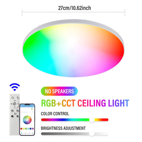 Smart LED Round Ceiling RGB Light