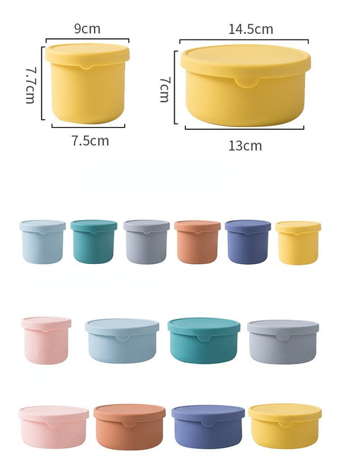 Reusable Airtight Silicone Food Storage Container