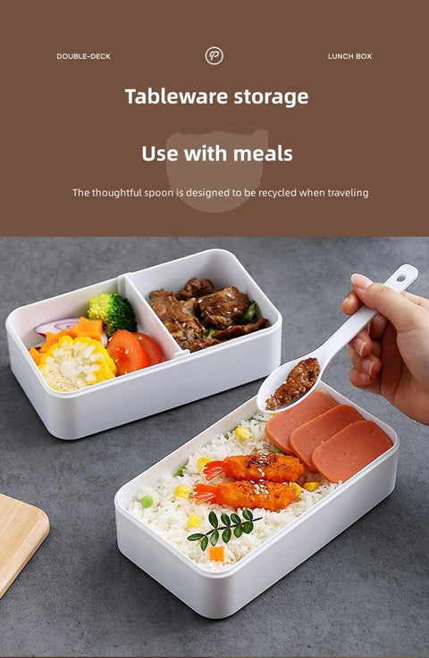 Wooden Bento Microwave Lunch Box