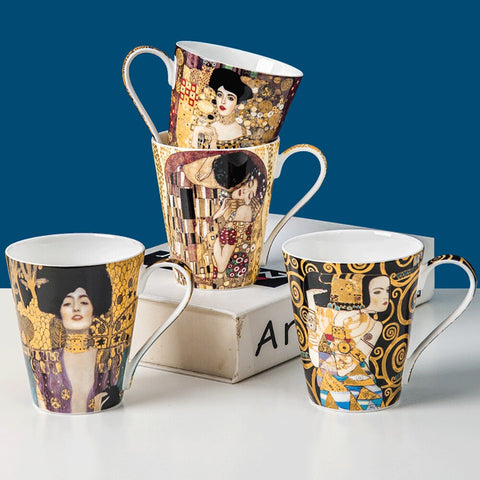Famous Gustav Klimt Painting Mugs