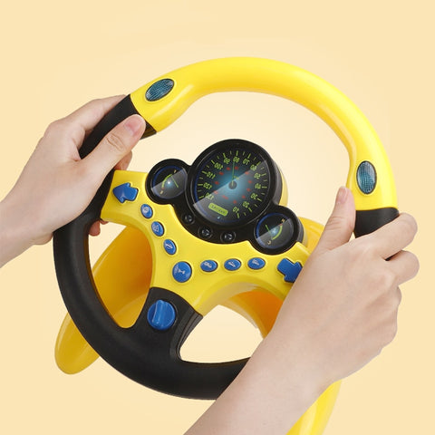 Kids Early Educational Stroller Steering Wheel Toys