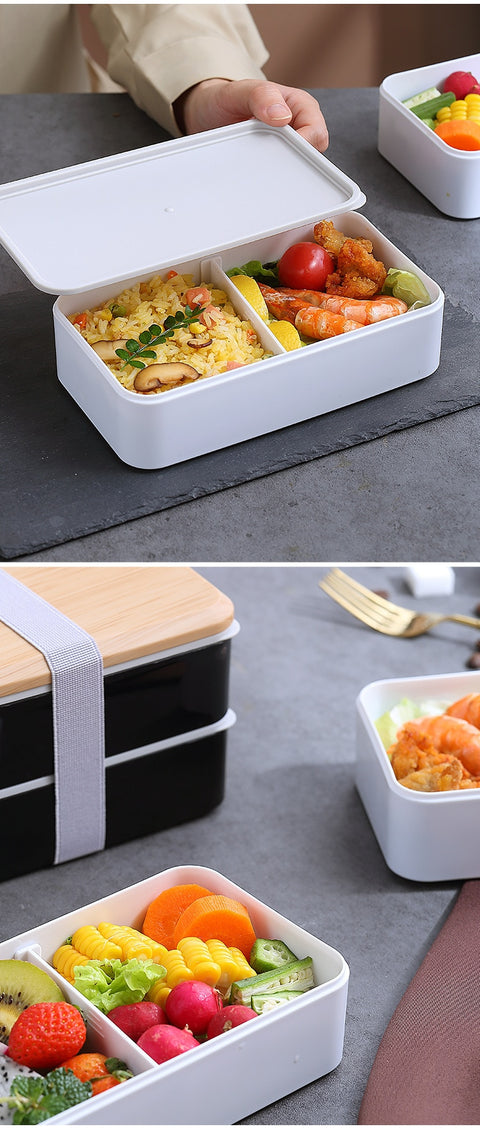 Wooden Bento Microwave Lunch Box