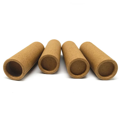 Tubo de embalaje cosmético push up de cartón biodegradable