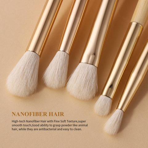 Bamboo Makeup Brushes Set