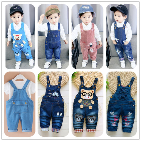 Toddler Overalls Baby Suspender Pants